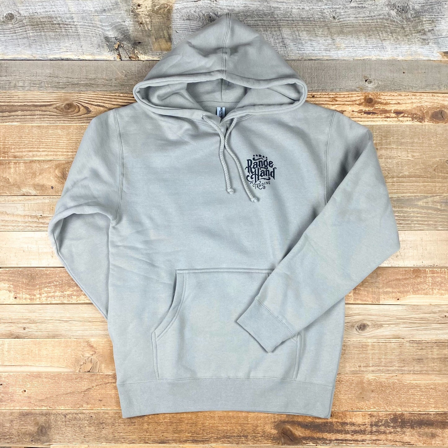 Range Hand Desert Bronc Heavyweight Hoodie - Cement